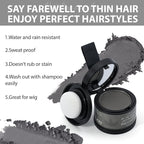 2 Pack Hairline Powder for Women and Men, Used to Root Touch Up Hair Color, Thinning and Gray Hair Coverage and Bald Spots Coverage, Gray