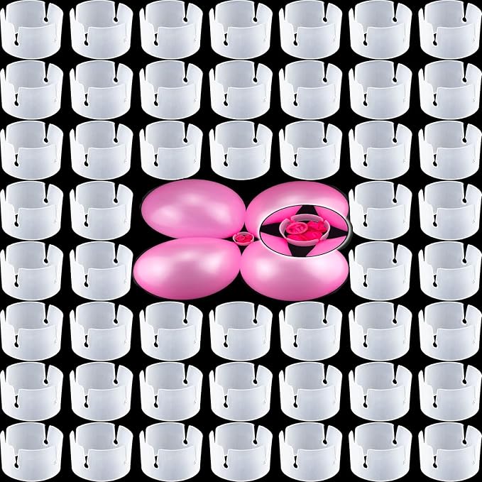 50Pcs Decorative Decor Balloon Rings Buckle Balloon Arch Folder Convenient Clip - Image 2