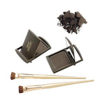 Joan Rivers Great Hair Day Root Touch Up Powder Duo - Fill-in Powder for Thicker, Fuller Looking Hair (Brunette)
