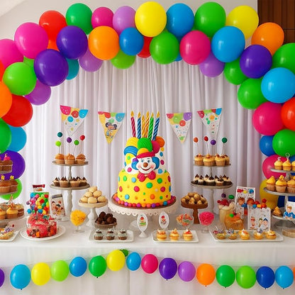 Gejoy 2 Pcs 106''x71''large Balloon Transport Bags 120 Pcs 12'' Rainbow Party - Image 5