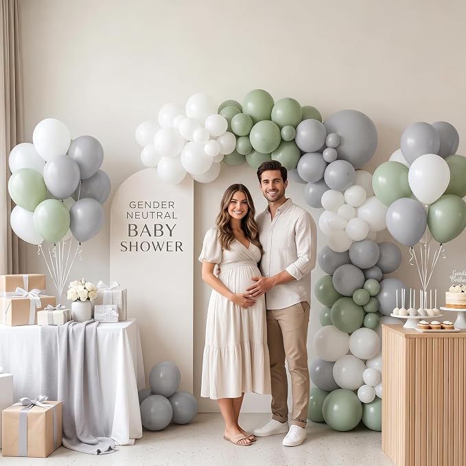 40pcs Gray Balloons 12 Inch, Helium Matte gray Latex Balloons | Balloons - Image 5