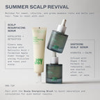 JooY Scalp Serum Duo | Soothing + Resurfacing Serum | Sensitive Scalp Relief + Pre-Cleanse Exfoliation | Niacinamide, Apple Cider Vinegar, Tea Tree, Salicylic Acid & Fermented Superfoods