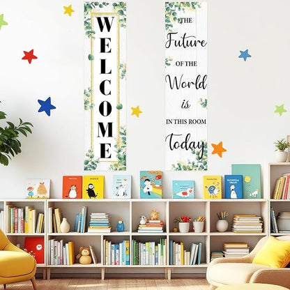 Eucalyptus Classroom Welcome Poster Decorations, Welcome Sign - Image 6