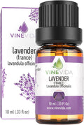 VINEVIDA Lavender France Essential Oil 10 mL - Undiluted Lavender Oil 10 mL - Lavender - DIY Candle Scents for Candlemaking - 10 mL Essential Oil for Soap Making Safe for Skin (4OZV-OBP-LAV-FRA-10ML)