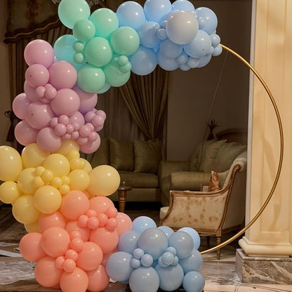 60pcs Pastel Balloons, Pastel Color Balloons, Macaron Green Pink Purple Teal - Image 6