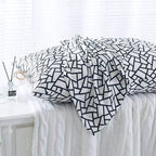 SLPBABY Silk Pillowcase for Hair and Skin with Hidden Zipper Print (Standard(20''x26''), Pattern25)