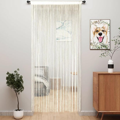YIIBAII Door String Curtains Fringe Door Curtains by YIIBAII