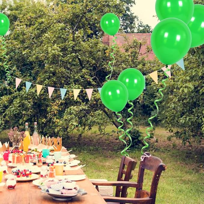 TONIFUL 500 Yards Green Curling Ribbon Balloon String Gift Wrapping Decor | - Image 6