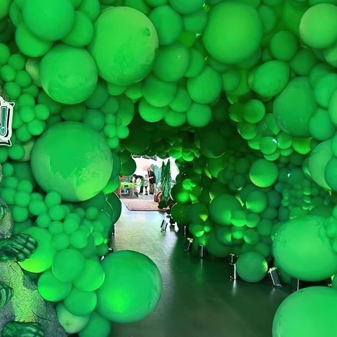 PartyWoo Green Balloons 20pcs Green Latex Helium Balloons 18 Inch | Birthday - Image 5