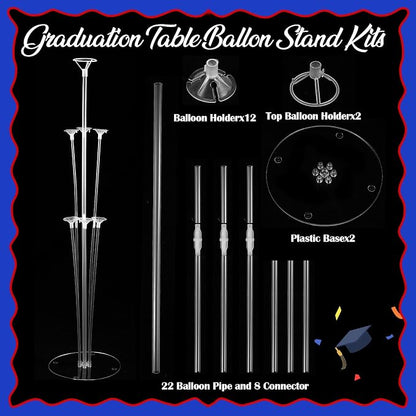 Jenaai Red and Blue 27 Pcs 2026 Graduation Balloon Centerpiece - Image 3