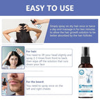 Minoxidil for Men, 5% Hair Growth Serum for Men And Women Combat Hair Loss and Thinning, Supports Thicker and Fuller Hair & Beard, 60ml