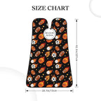 Beard Trimming Hair Catcher, Fire Ball Soccer Basketball Baseball Football Sport Shave Bib, Non-Stick Bib Apron Waterproof, Shaving Tool for Men for Husband Father’s Day