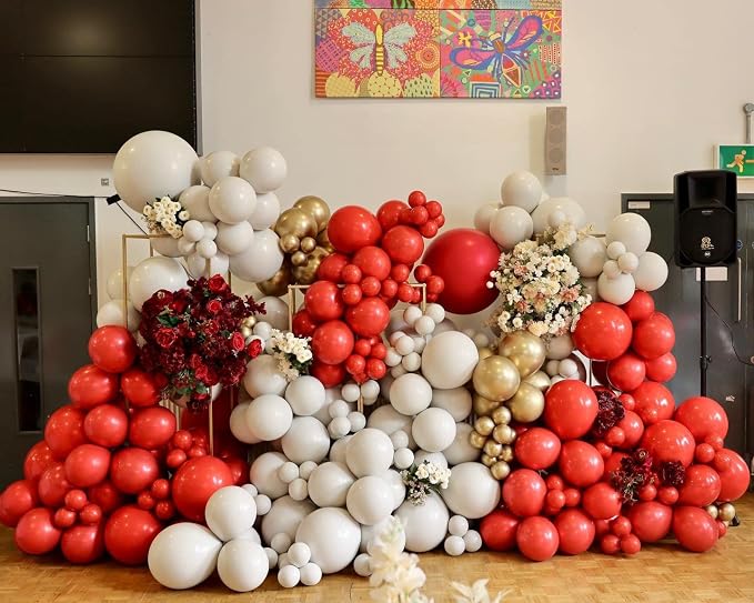 KBZVNAF Red Balloons Latex Party Balloons - Image 5