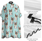 Extra Long Hair Cutting Salon Cape, Haircut Apron Cute Corgi Dog Hair Cutting Cloak for Hair Dye