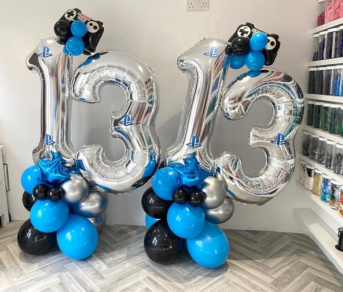 40 Inch Silver 13 Number Balloons Giant Jumbo Huge 13 or 31 Foil Mylar Helium - Image 6