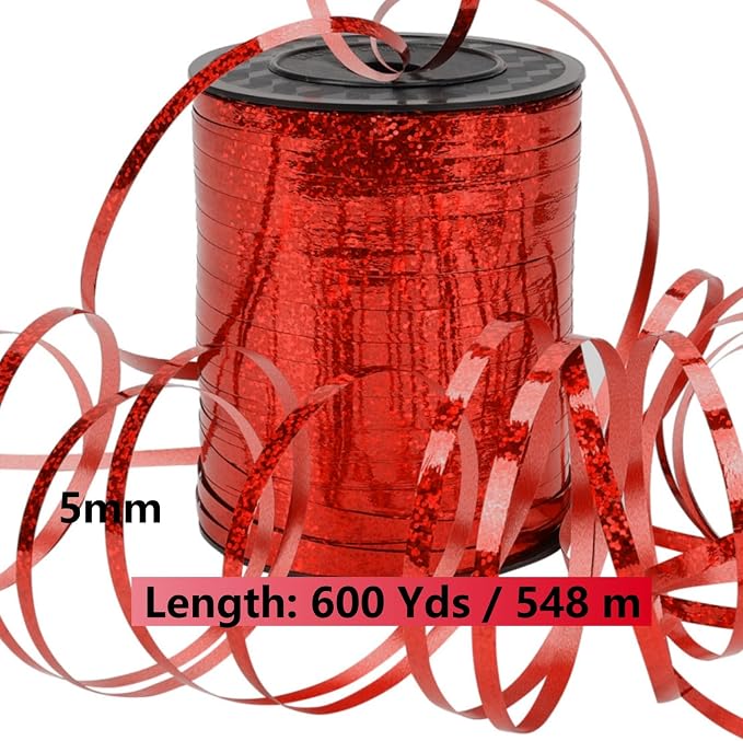 600 Yards Curling Ribbon, Balloon String Roll Ribbon and Bows - Image 4