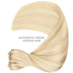 WENNALIFE Clip in Hair Extensions, 150g 16 Inch 9pcs Balayage Light Wheat Platinum Blonde Remy Hair Thicker Double Weft Extensiones De Cabello Humano Con Clip Ins Straight Full Volume