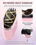 Mini Hair Straightener, Rechargeable Cordless Portable Hair Straighteners, 3-Speed Temperature Travel Hair Straightener for Women Home &Travel (Pink)
