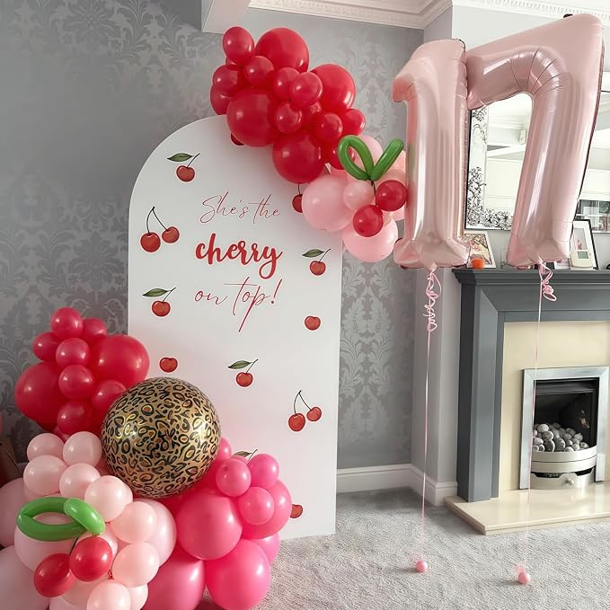 40 Inch 16 Balloon Number, Large Pastel Blush Baby Pink Foil Number 16 Balloons - Image 5