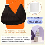 Full Shine Tape in Hair Extensions 20 Inch Straight Seamless Skin Weft Tape in Extensions Real Human Hair Color 2 Darker Brown Natural Soft and Silky Remy Hair 50 Grams 20 Pieces Add Length