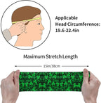 Sports Sweatband for Men and Women, Sweat-Absorbing Headbands for Moisture Wicking, Suitable for Fitness Running Cycling Hiking Yoga Football Exercise
