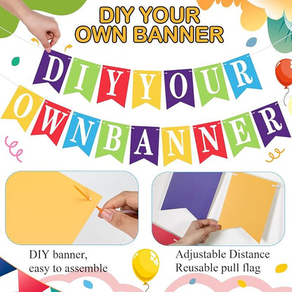 Mooliwe 171 Pcs DIY Custom Banner Kit Make Your Own Customizable Sign - Image 3