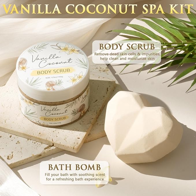 Birthday Gifts for Women Self Care Package Get Well Soon Gift Baskets, Thinking of You Sympathy Spa Gift Set w/ Crochet Flower Bouquet, Unique Christmas Gifts for Women Mom Her Best Friend Sister Wife