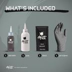 Splat Winter Gray Semi Permanent Hair Dye Kit with Bleach, 1 Application, Includes Gray Hair Dye, Oxide & Bleach Powder, Vegan & Cruelty Free Hair Color