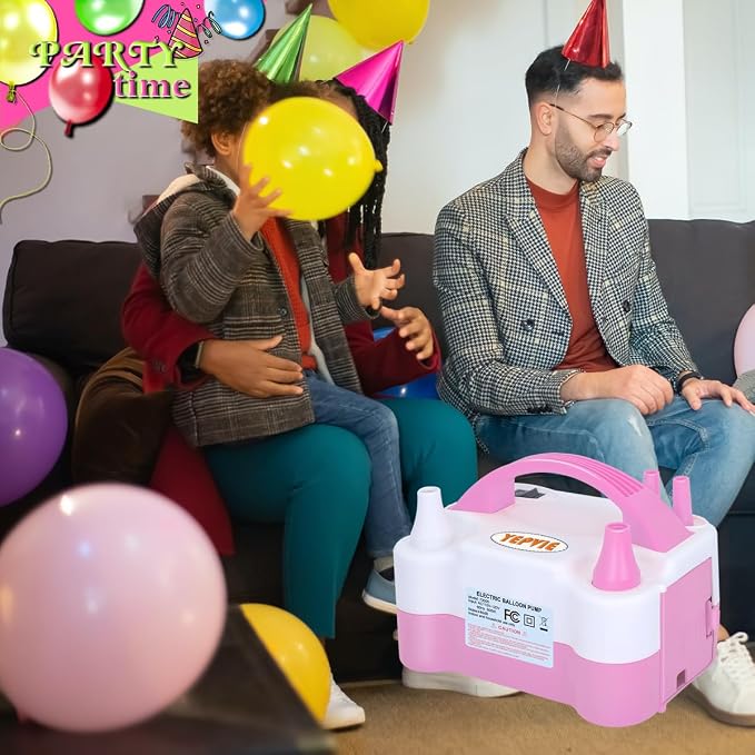 Electric Balloon Pump, Portable 2 Modes Balloon Blower Machine - Image 5
