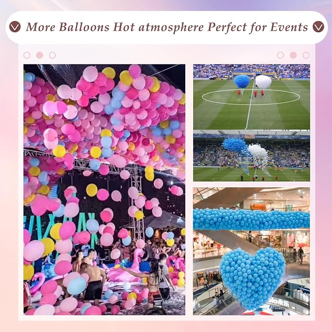 Gender Reveal Balloon Drop Bag 8ft Drop Net - Image 4