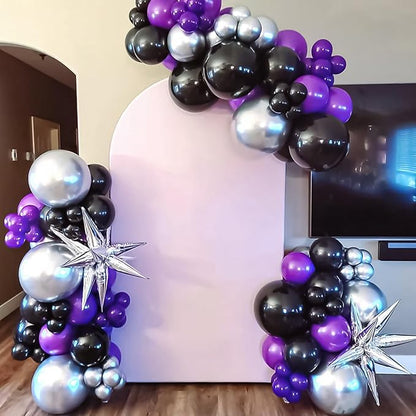 RUBFAC Dark Purple Balloons 120pcs 12 Inches Latex Balloons - Image 4