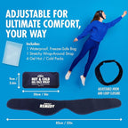 Perfect Remedy Wisdom Teeth Ice Pack Head Wrap - Reusable Cold Compress Aid for TMJ, Jaw Pain, Wisdom Teeth Recovery, Tooth Pain & Face Swelling Conditions - Adjustable Head Wrap for Max Comfort