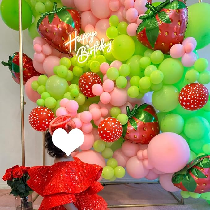 Lime Green Christmas Balloons - Image 4