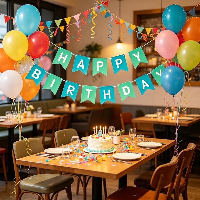 Happy Birthday Banner Birthday Party Supplies - Image 5