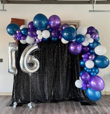 Purple and Blue Balloon Set - Image 3