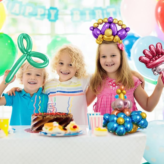 260 Metallic Multi Long Balloons - Image 6