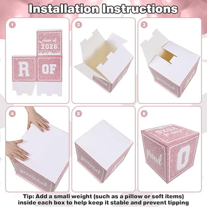 Pink Graduation Decorations 2026 - Image 3