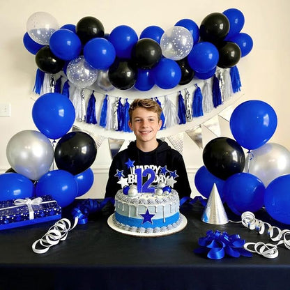 110pcs Blue Balloon 12 inch - Image 4