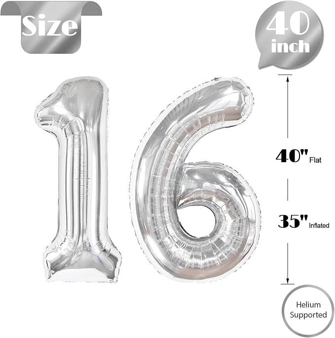 Sliver 16 Balloon - Image 5