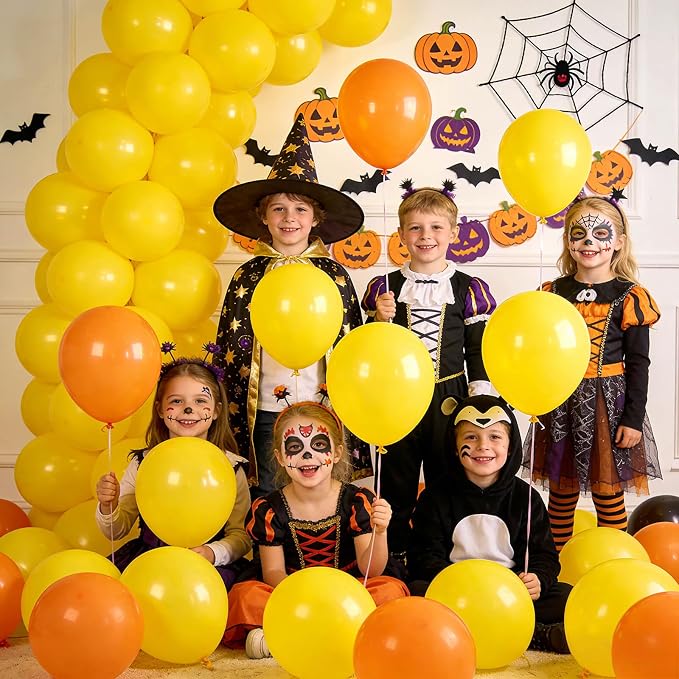110pcs Yellow Balloons 12 Inch - Image 5