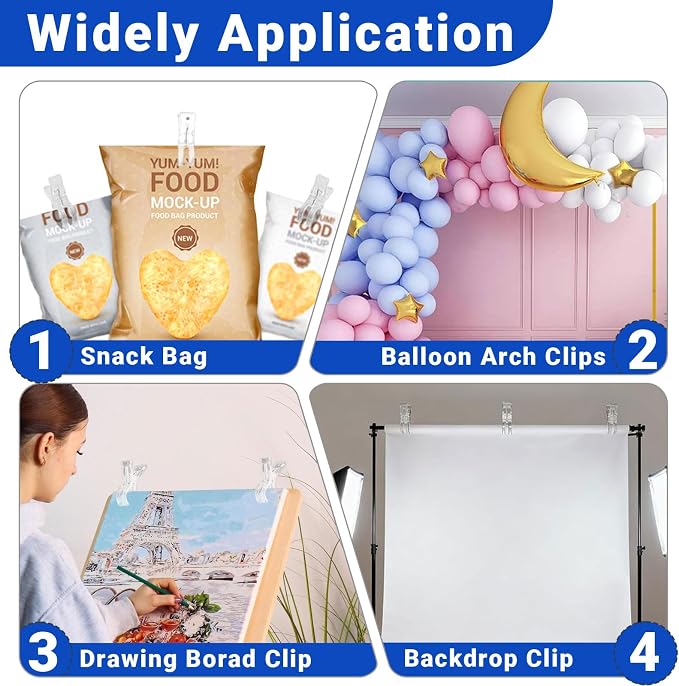 Rosellas 10 Pack Balloon Arch Clips - Image 6