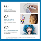 Blue Hair Spray Temporary, Hair Color Spray 1-Day Hair Dye Colored for Kids Women Men, Hair Wax Color Washable, Hair Paint Spray for Halloween Party Fast-Drying, Non-Sticky 4.06 Fl Oz