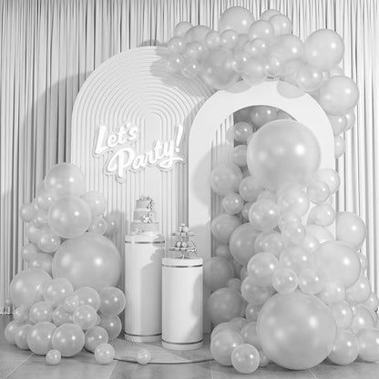 96Pcs 5/10/12/18 Inch Clear Latex Balloon Garland Arch Kit | Transparent by OWPFJG