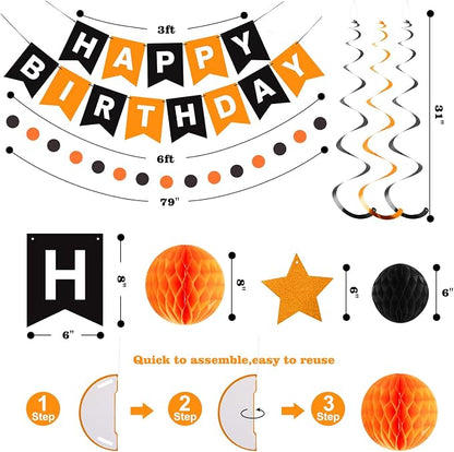 meowtastic Birthday Decorations Happy Birthday Banner - Image 3
