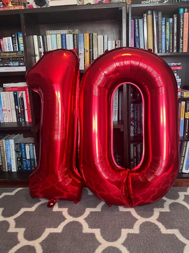 30 Balloon Numbers 40 Inch for 30th Year Old Birthday Decorations, Inflation - Image 5