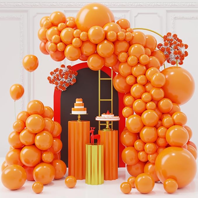 Orange Balloons Arch Kit by FQZYLCH