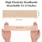6 Pcs Non-Slip Headbands for Women, Stretchy Sweat Wide Headband Soft Elastic Sports Headbands for Yoga, Running, Workout, Hair Bands Accessories
