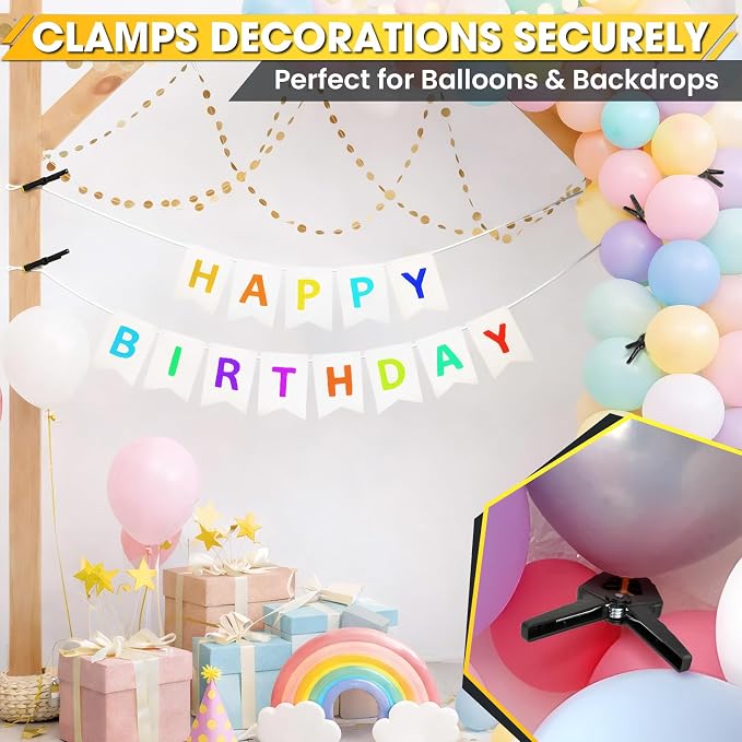 36 Pack Spring Clamps, Clamps for Backdrop, Balloon Clamps, Backdrop Clips | - Image 8