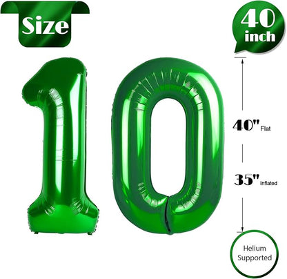 Green 10 Balloon - Image 5