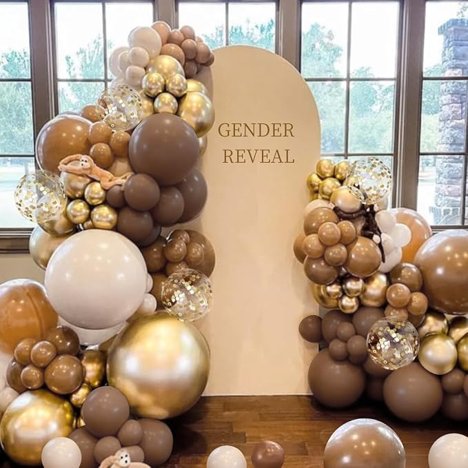 Brown Balloon Garland Arch Kit - Image 6